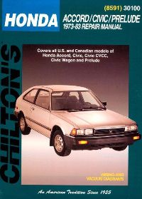 1973 - 1983 Honda Accord, Civic, CVCC & Wagon & Prelude Chilton's Total