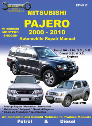 2000 - 2010 Mitsubishi Pajero / Montero / Shogun Repair Manual