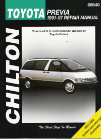 1991 - 1997 Toyota Previa, Chilton's Total Car Care Manual