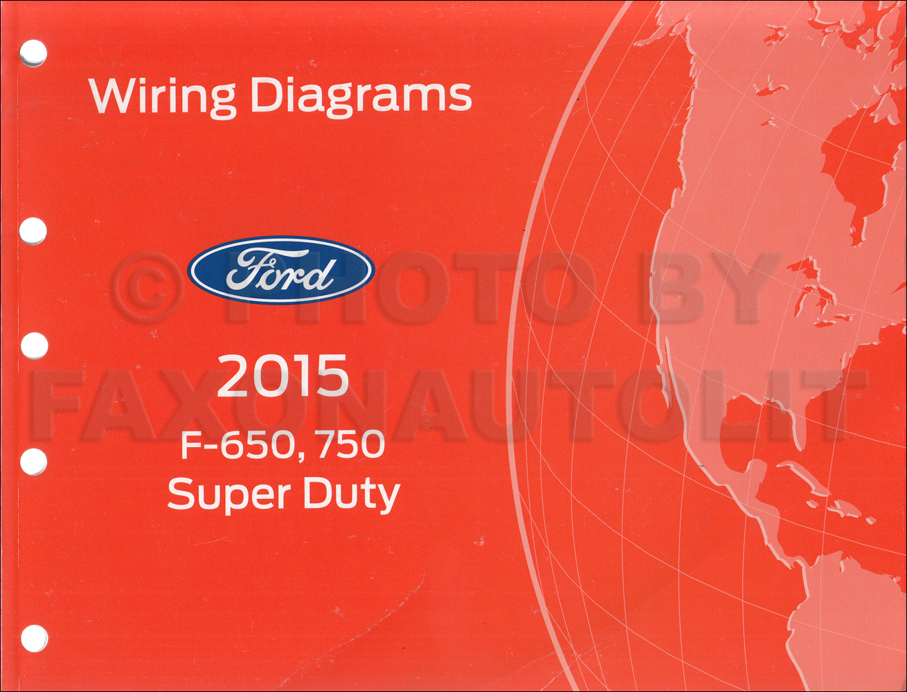 2015 Ford F650    F750 Factory Wiring Diagram