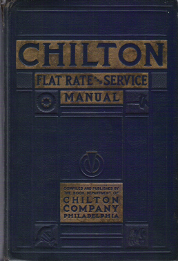 Auto Repair Flat Rate on 1935   1941 Chilton Flat Rate And Service Manual  15th Edition