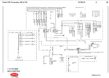 Before Oct 15, 2001 Peterbilt 387 Truck Complete Wiring Diagram Schematic