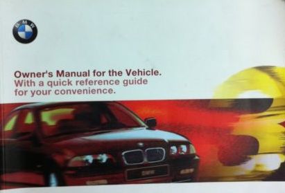 2000 BMW 3-Series: 323i, 330i, 330xi Owner's Manual with Case