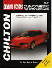 1993 - 2002 Chevrolet Camaro  & Pontiac Firebird Chilton's Total Car Care Manual