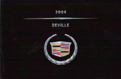 2004 Cadillac Deville Owner's Manual