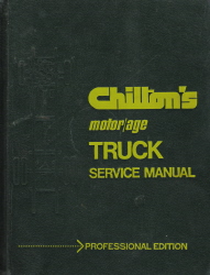 1965 - 1974 Chilton's Truck & Van Service Manual & Labor Guide