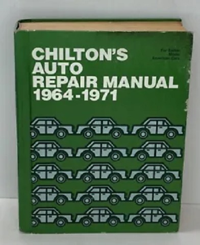 1964 - 1971 Chilton's Auto Repair Manual