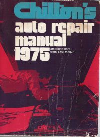 1968 - 1975 Chilton's Auto Repair Manual