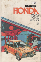 1970 - 1974 Honda AN 600, Civic, Z 600 Chilton Repair & Tune-Up Guide