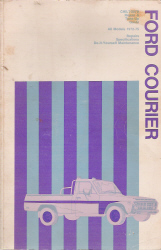 1972 - 1975 Ford Courier Chilton's Repair &Tune-Up Guide