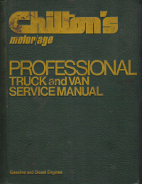 1970 - 1976 Chilton's Truck & Van Service Manual & Labor Guide