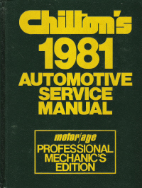 1975 - 1981 Chilton Automotive Service Manual