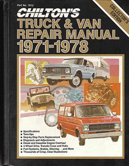 1971 - 1978 Chilton's Truck & Van Repair Manual