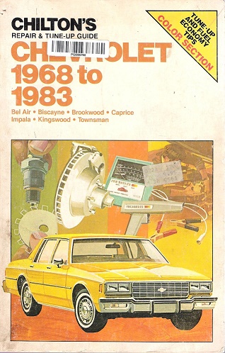 1968 - 1983 Chevrolet Chilton's Service Repair & Tune-Up Guide