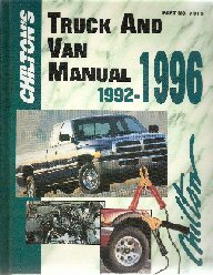 1992 - 1996 Chilton's Truck & Van Repair Manual