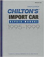 1995 - 1999 Chilton's Import Auto Repair Manual, Shop Edition