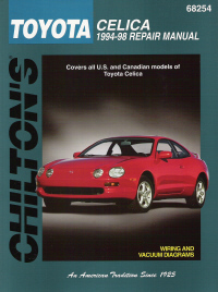 1994 - 1998 Toyota Celica, Chilton's Total Car Care Manual