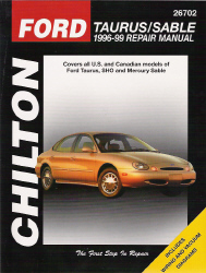 1996 - 1999 Ford, Mercury Taurus, SHO, Sable Chilton's Total Car Care Manual - Softcover