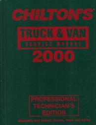 1996 - 2000 Chilton's Truck, Van & SUV Service Manual , Shop Edition