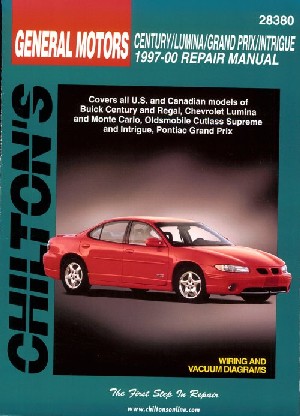 1997 - 2000 Buick, Chevy, Olds,Pontiac MID SIZE Chilton's Total Car Care Manual