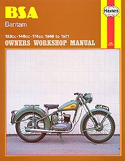 1948 - 1971 BSA Bantam Haynes Repair Manual
