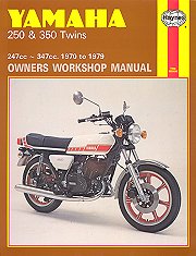 1970 - 1979 Yamaha RD250, RD350, YDS7, YR5 Twin Haynes Repair Manual