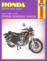 1969 - 1979 Honda CB750 SOHC Fours Haynes Repair Manual