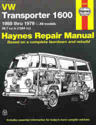 1968 - 1979 Volkswagen Transporter 1600 Haynes Repair Manual