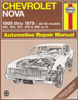 1969 - 1979 Chevrolet Nova Haynes Automotive Repair Manual