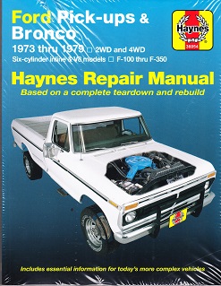 1973 - 1979 Ford Pick-Ups and Bronco Haynes Repair Manual