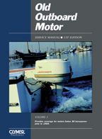 1955 - 1969 Below 30 HP Old Outboard Motor Clymer Repair Manual
