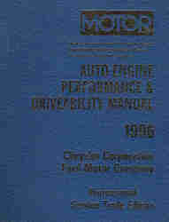 1993 - 1996 MOTOR Auto Engine Performance & Driveability Manual, 2nd Edition