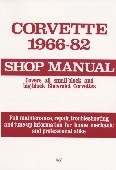 1966 - 1982 Chevrolet Corvette Repair Service Shop Manual