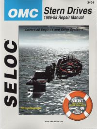 1986 - 1998 OMC SP/SX/SX Cobra / King, DP/DP DuoProp Stern Drive Repair Manual