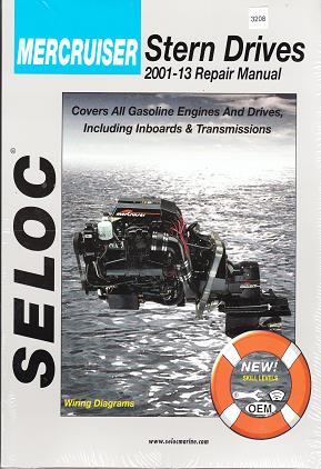 2001 - 2013 Mercruiser Sterndrives: All Gasoline Engines, Drive Systems, Inboards and Transmissions Seloc Repair Manual