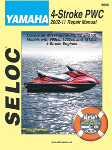 2002 - 2011 Yamaha Personal Watercraft All Four Stroke Models Seloc Repair Manual