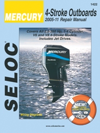 2005 - 2011 Mercury 4-Stroke Outboard Engines Seloc Repair Manual