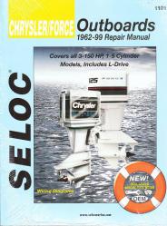 1962 - 1999 Chrysler/Force Outboards 3-150HP, 1-5 Cylinder Models Seloc Repair Manual 