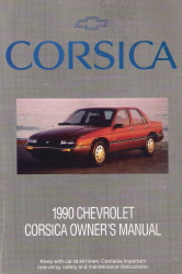 1990 Chevrolet Corsica Owner's Manual