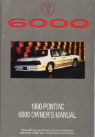 1990 Pontiac 6000 Owner's Manual