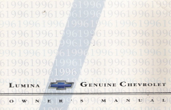 1996 Chevrolet Lumina Owner's Manual