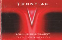 1999 Pontiac Bonneville Owner's Manual