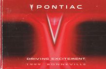 1999 Pontiac Bonneville Owner's Manual