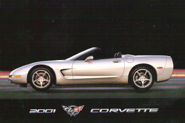 2001 Chevrolet Corvette Factory Owner's Manual