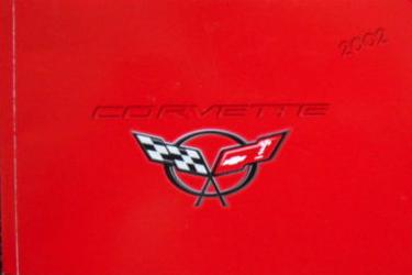 2002 Chevrolet Corvette Z06 Factory Owner's Portfolio