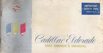 1967 Cadillac Eldorado Owner's Manual