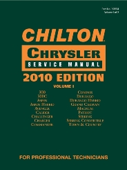 2010 Chilton's Daimler Chrysler Service Manual 2 Vol. Set (2008 - 2010 Coverage)