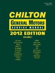 2012 Chilton's General Motors Service Manual 3 Volume Set (2009 - 2011 Coverage)