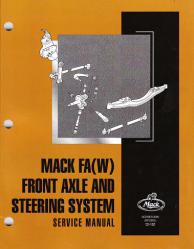 Mack FA (W) Front Axle and Steering System Service Manual