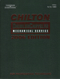 2006 Chilton's Daimler Chrysler Service Manual- (2002 - 2005 Coverage)
